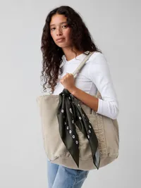 100% Silk Bandana - Bamboo — view 2