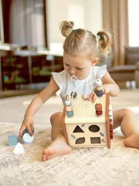 5 in 1 Activity Cube Toddler Toy - Multi — view 3
