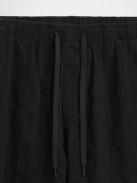 7" Textured Easy Shorts - BLACK — view 5
