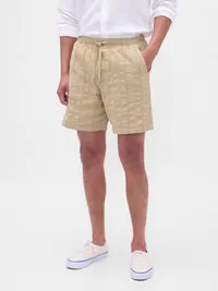 7" Textured Easy Shorts - iconic khaki — view 2