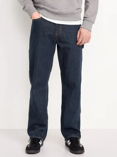 90s Baggy Carpenter Jeans - Dark Wash