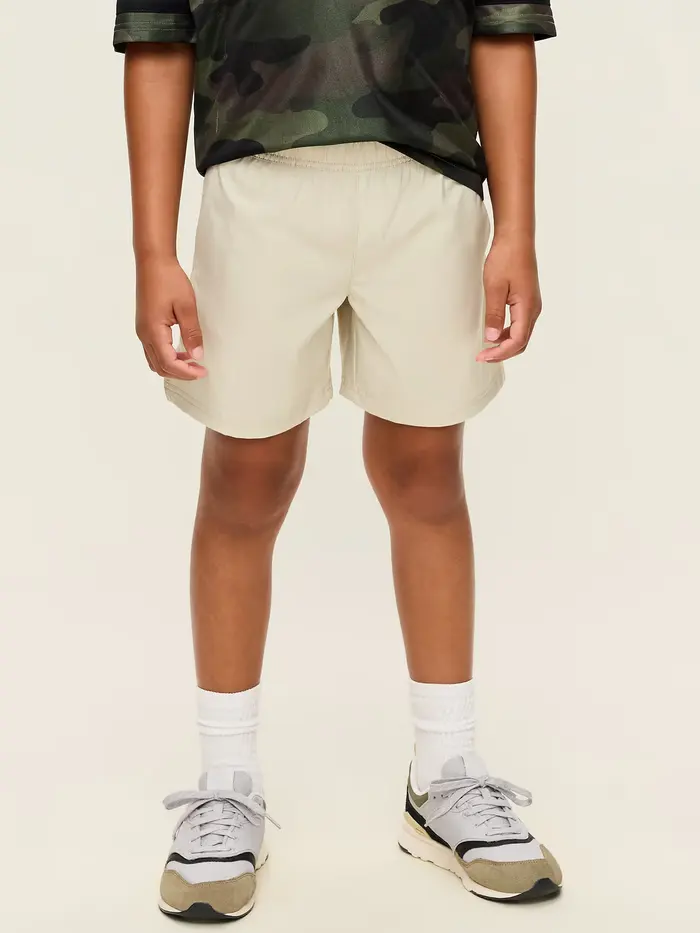 Above Knee StretchTech Performance Shorts for Boys - New Brown