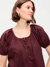 Airy Button-Down Top - Reddy Or Not — view 4