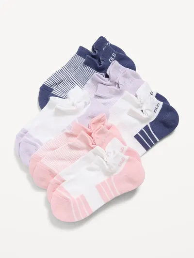 Ankle Performance Socks 6-Pack for Girls - Multi Color