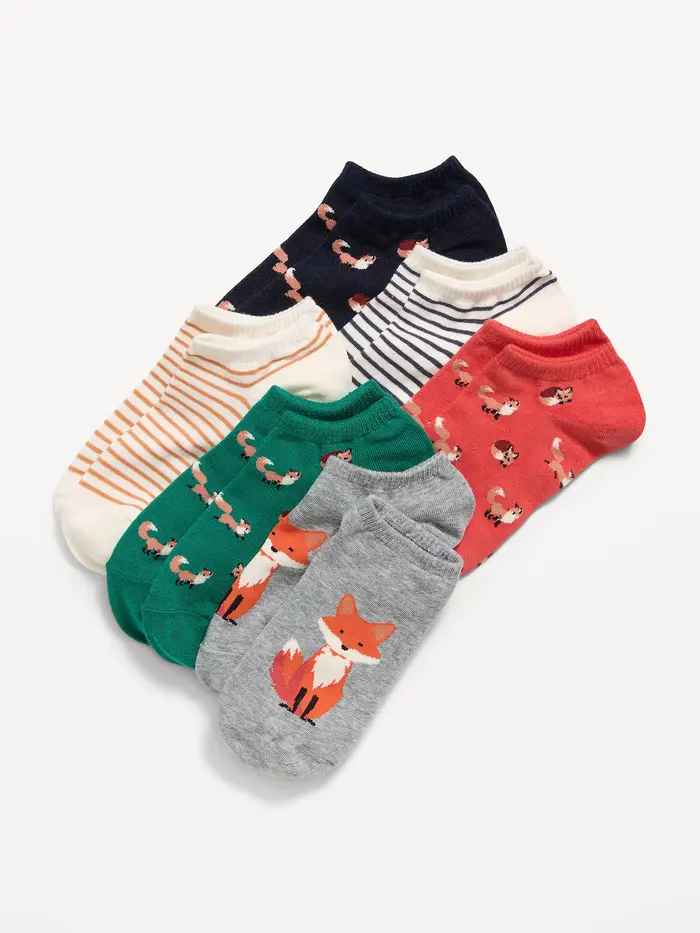 Ankle Socks 6-Pack for Women - Fox