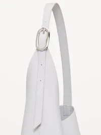 Asymmetrical Structured Tote Bag - Cloud Cover — view 5