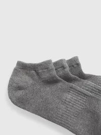 Athletic Ankle Socks (3-Pack) - Grey — view 2