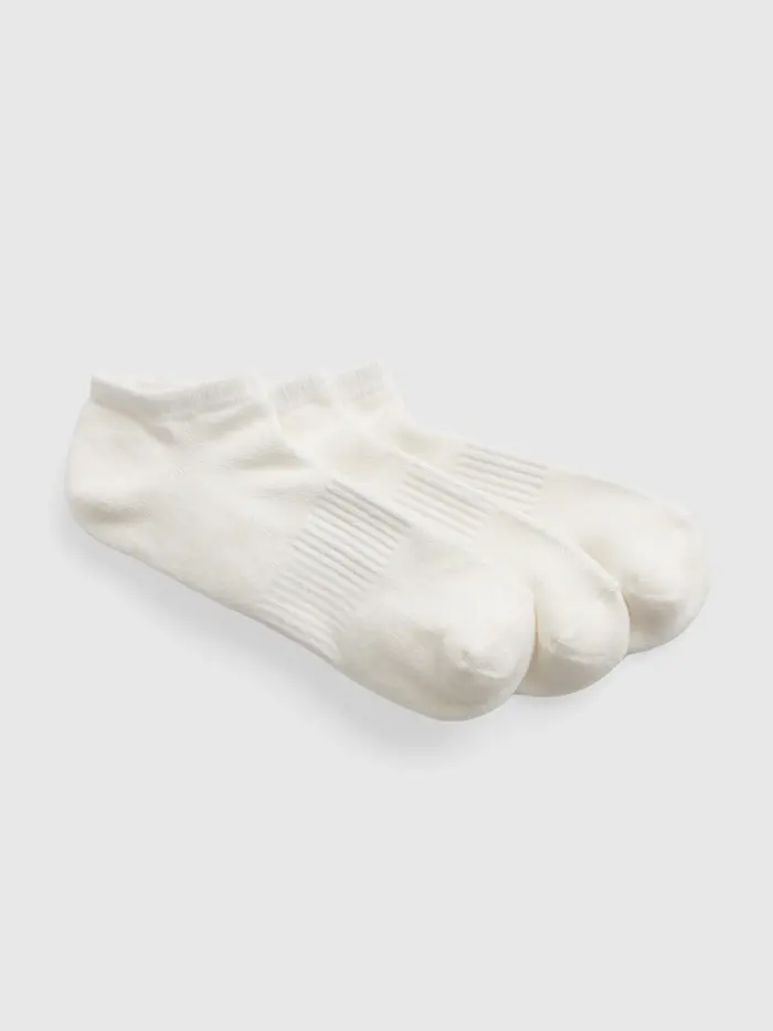 Athletic Ankle Socks (3-Pack) - New off white