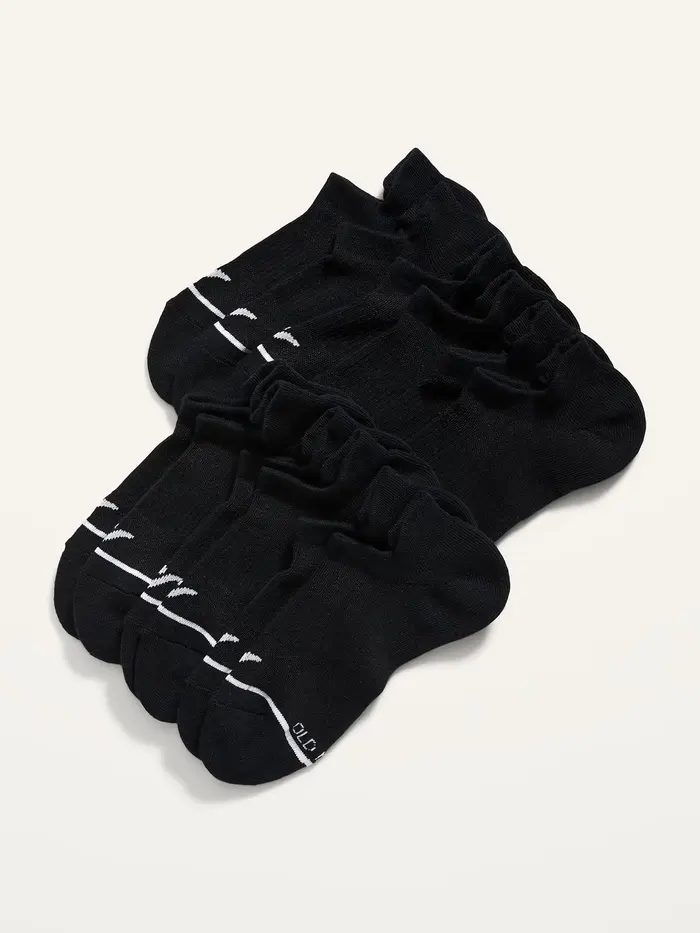 Athletic Ankle Socks 6-Pack - Black Jack