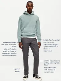 Athletic Tech Ultimate 4.0 Chino Pants - Dark Gray — view 5