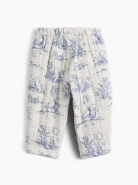 Baby Quilted Gauze Pull-On Pants - Toile — view 2