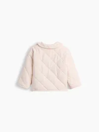 Baby Quilted Jacket - Barely pink — view 2