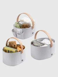 babyGap 7 Piece Bedding and Storage Bundle - GREY — view 4
