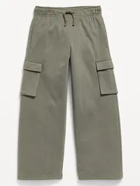 Baggy Cargo Sweatpants for Boys - Dill Caper — view 4