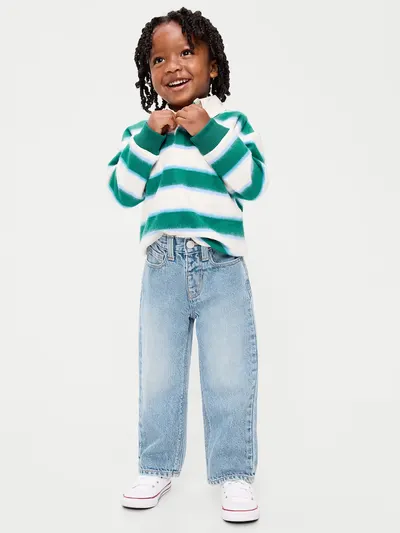 Baggy Jeans for Toddler Boys - Light Wash