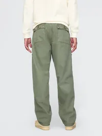 Baggy Utility Pants - Thyme — view 4