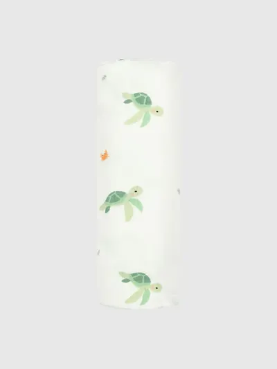 Bamboo Little Turtle Swaddle - Turtle