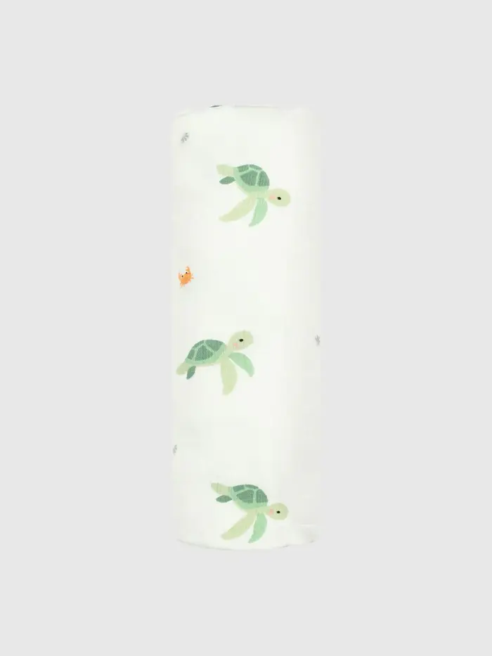 Bamboo Little Turtle Swaddle - Turtle