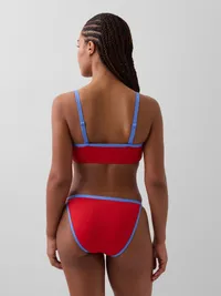 Bandeau Bikini Top - Red — view 2