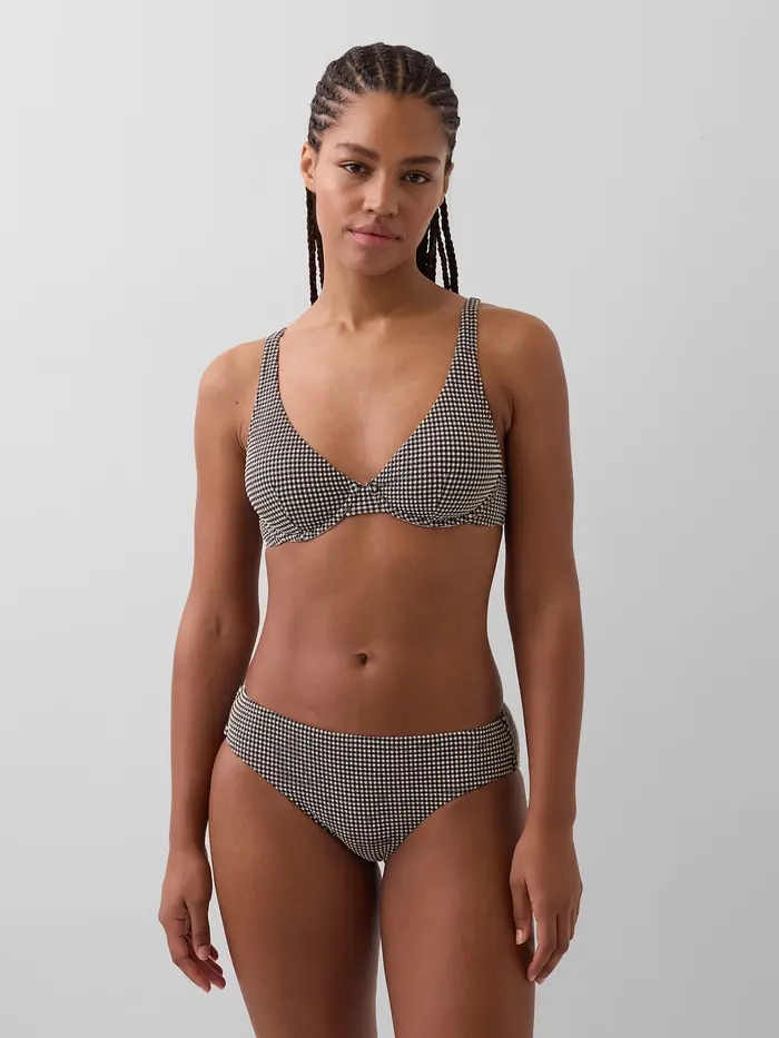 Bikini Bottom - Black gingham
