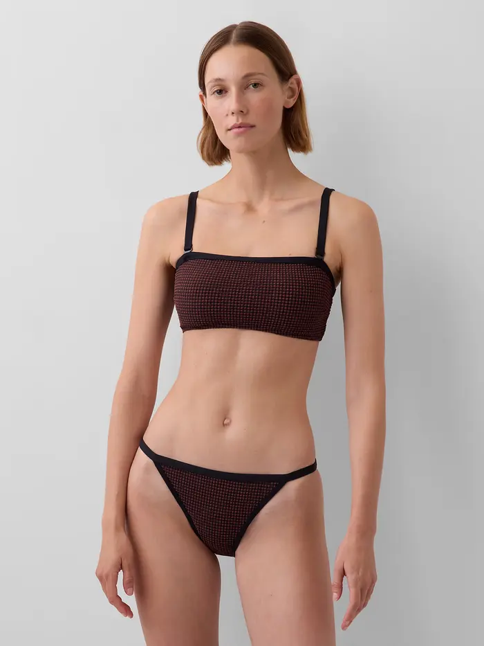 Bikini Bottom - Brown gingham