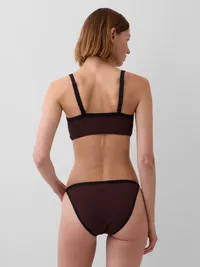 Bikini Bottom - Brown gingham — view 2