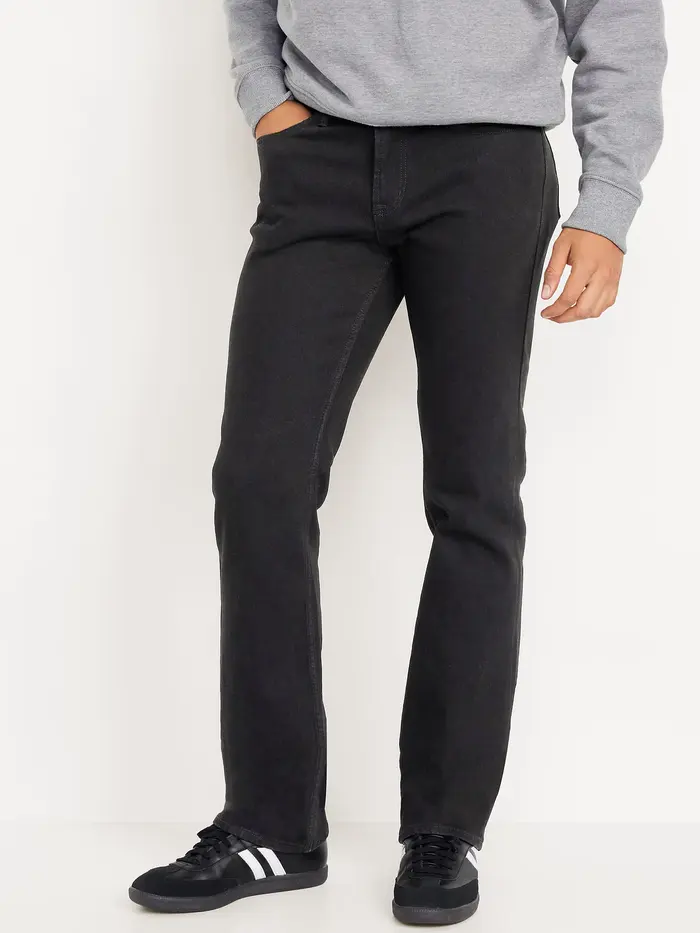 Boot-Cut Built-In Flex Jeans - Black Rinse