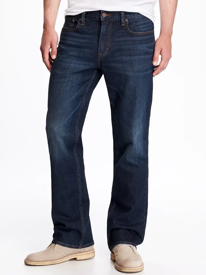 Boot-Cut Built-In Flex Jeans - Dark Wash