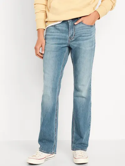 Boot-Cut Built-In Flex Jeans - Light Wash