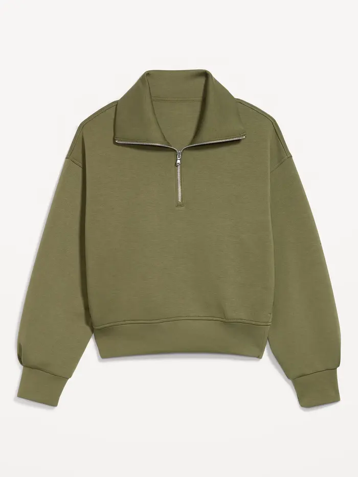 Bounce Fleece Half-Zip Pullover Sweatshirt - Hearthwood