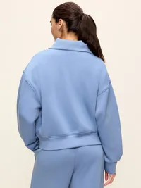 Bounce Fleece Half-Zip Pullover Sweatshirt - Kyanite — view 3