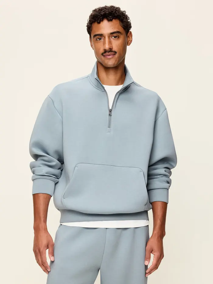 Bounce Fleece Oversized Half-Zip Pullover - Crossroads