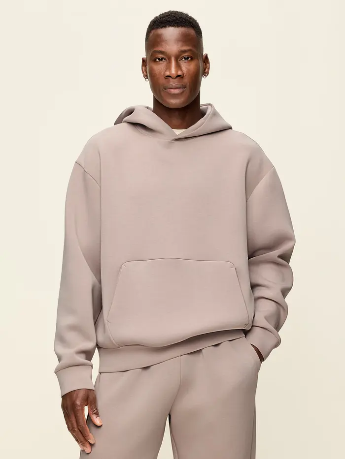 Bounce Fleece Oversized Pullover Hoodie - Hemisphere