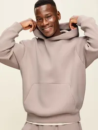 Bounce Fleece Oversized Pullover Hoodie - Hemisphere — view 3