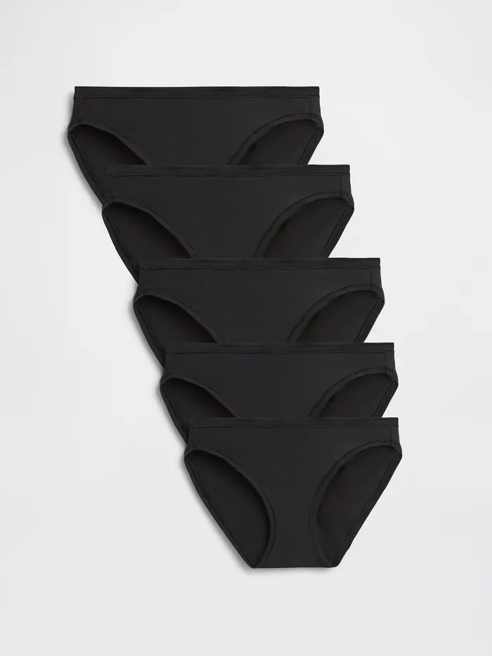 Breathe Bikini (5-Pack) - True black