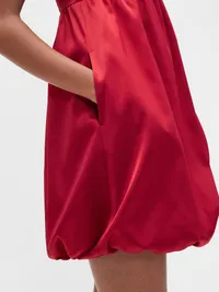 Bubble Mini Dress - Sled red — view 4