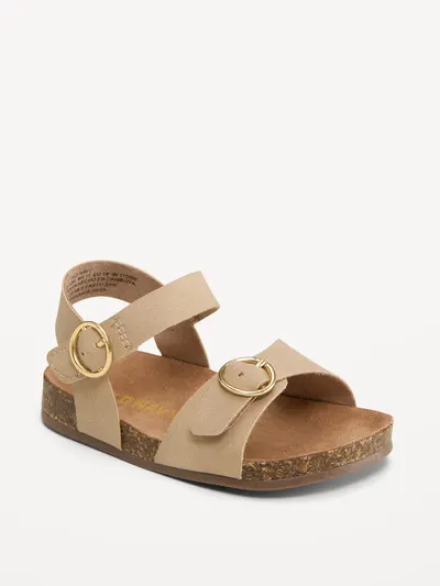 Buckled-Strap Sandals for Baby - Classic Camel