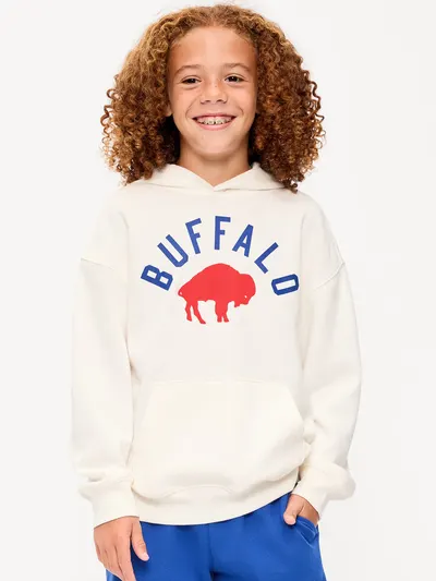 Buffalo Bills Oversized Pullover Hoodie for Boys - Buffalo Bills