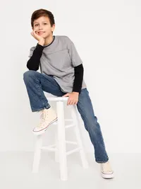 Built-In Flex Boot-Cut Jeans for Boys - Medium Wash — view 2