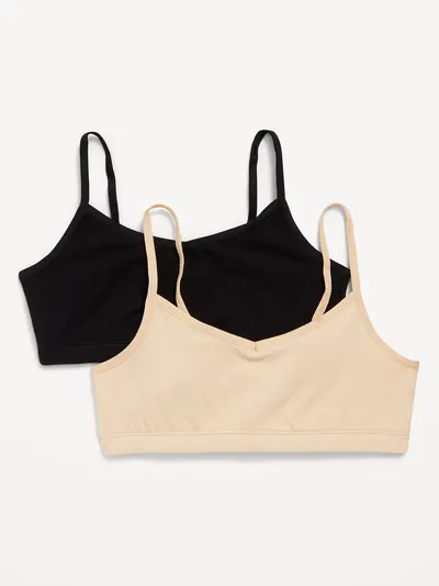 Cami Bra 2-Pack for Girls - Natural Combo