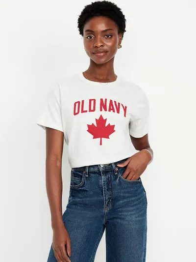 Canada Logo Graphic T-Shirt - Heather Gray