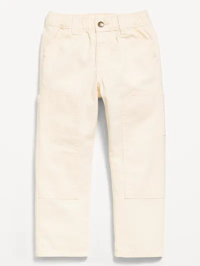 Carpenter Utility Twill Pants for Toddler Boys - Creme De La Creme