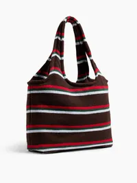 CashSoft Tote - Brown multi stripe — view 3