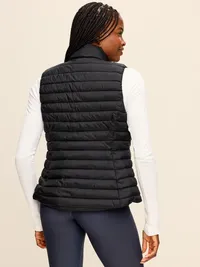 Chevron Puffer Vest - Black Jack — view 2