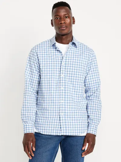 Classic Fit Everyday Shirt - Blue Gingham
