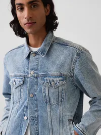 Classic Icon Denim Jacket - Light wash — view 4