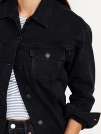 Classic Jean Jacket - Washed Black — view 4