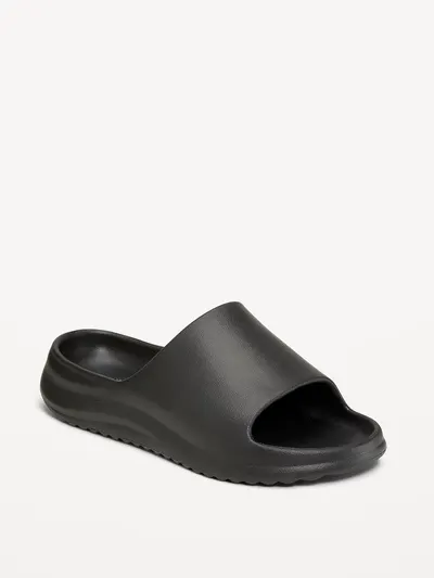 Cloud Slide Sandals for Kids (Partially Plant-Based) - Black Jack