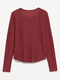 CloudMotion Long-Sleeve Base Layer Top - INCABERRY — view 2