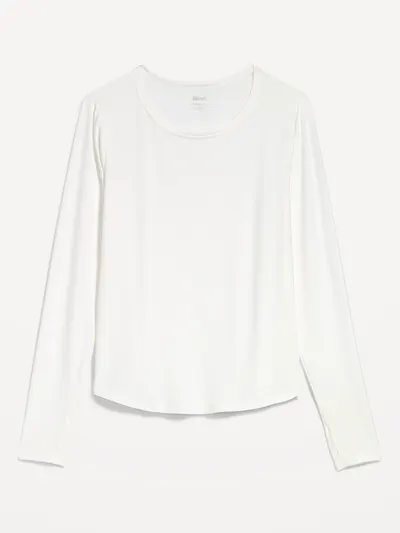 CloudMotion Long-Sleeve Base Layer Top - Magnolia